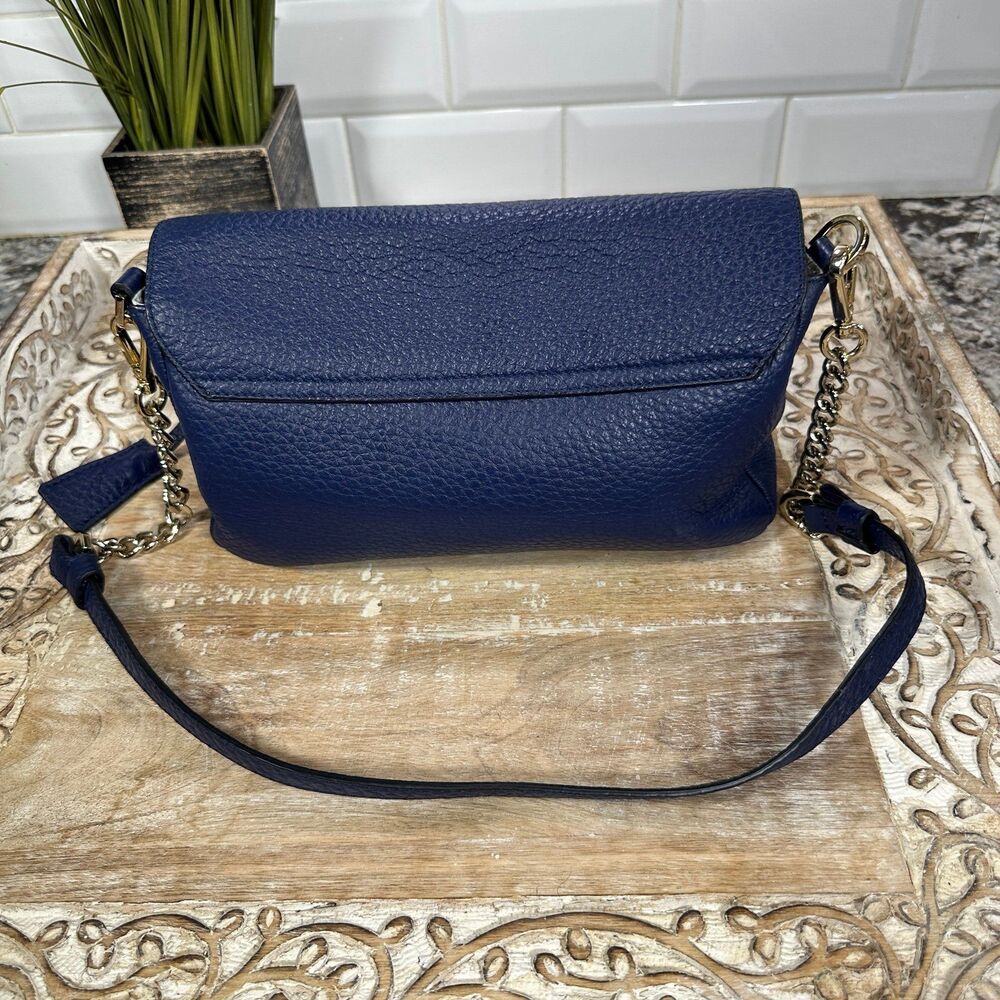 Tru Trussardi Flap Front Satchel Convertible Crossbody Leather Bag NWOT - Picture 2 of 12